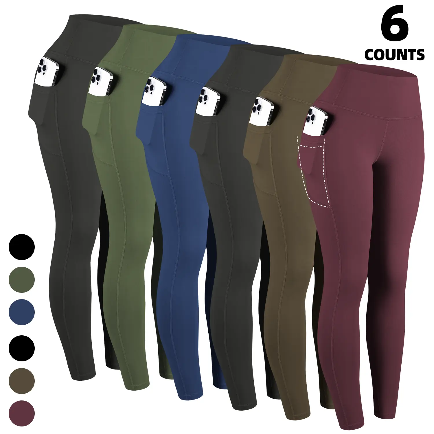DarkRed,Coffee,Navy,AGreen,2Black