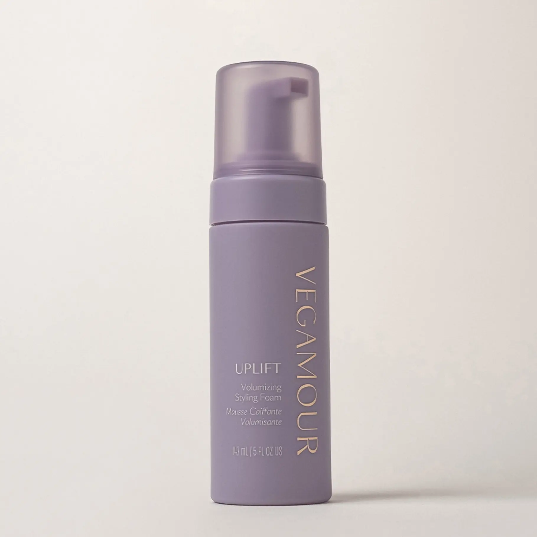 Vegamour UPLIFT Volumizing Styling Foam Plant-Based Weightless Mousse for Long-Lasting Volume, Humidity & Heat Protection on Fine Hair