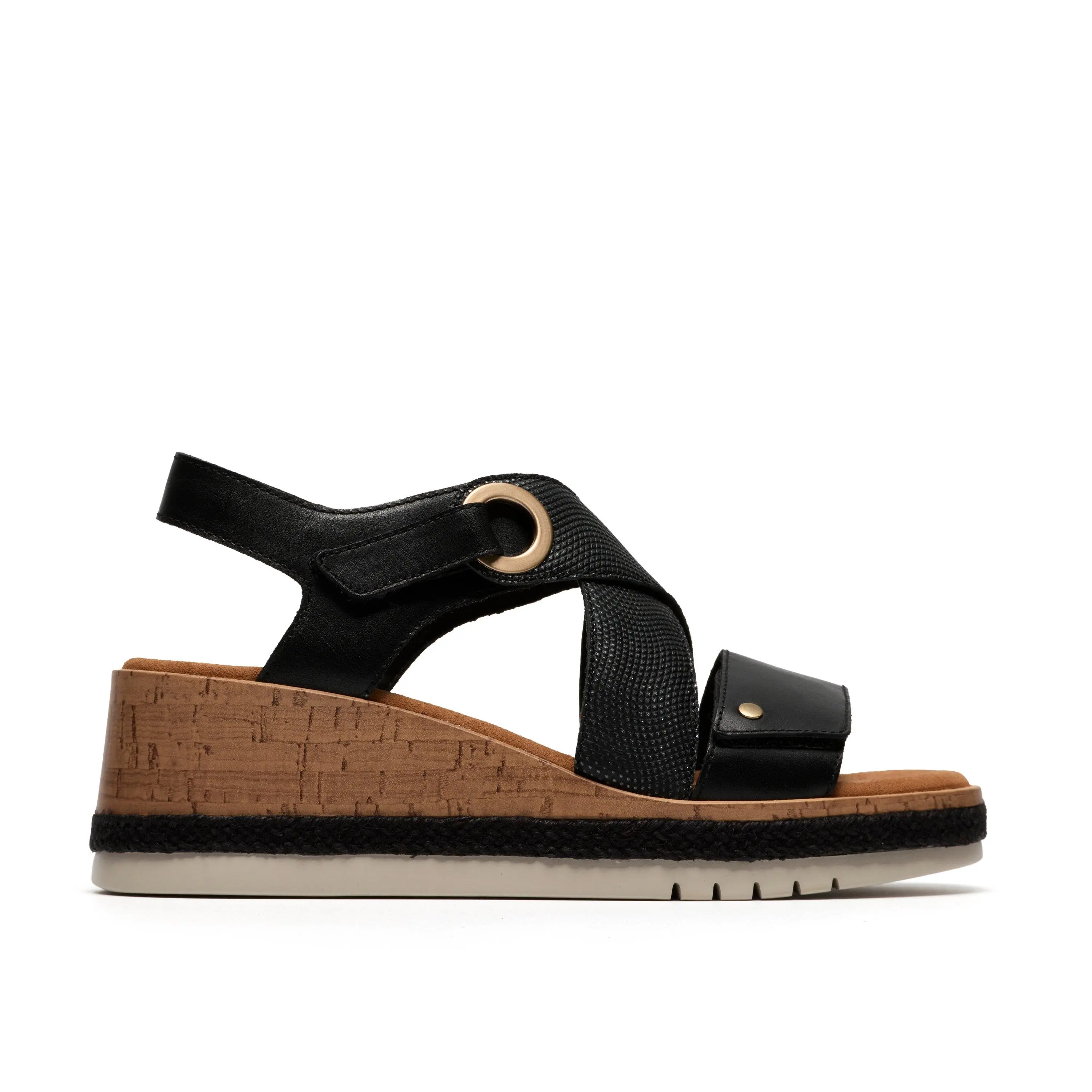 Clarks Womens Kidiki Sun Wedge Sandals