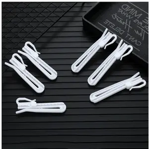 50/100/150 pcs plastic curtain hooks, adjustable pinch pleat hooks, curtain hooks for drapes, drapery hooks for pleated drapes, curtain pins for window curtains, shower curtains, and door curtains, 90 cm
