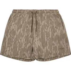 Drake Waterfowl Short, Collection Mossy Oak/Shadow Grass/Bottomland/Old School Shorts, Camouflage Pattern Short, Perfect for Men & Women Style 3