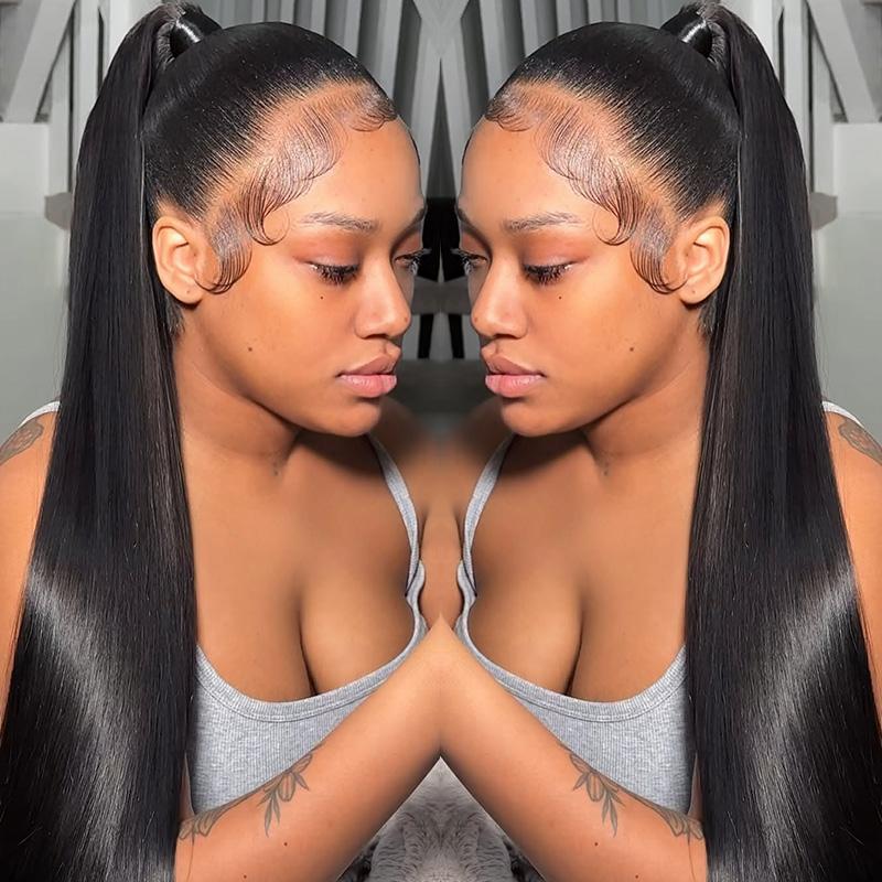 [Spring Must Have] Asteria Hair Ponytail Style Human Hair Ponytail Extension Easy Clip-in Velcro Ponytail 250% Density Valentine Musts