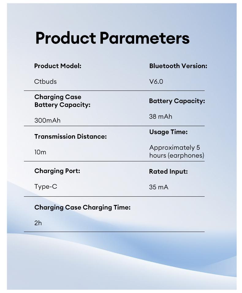 MGALL C100 Multifunctional Clip-On Wireless Headphones with 2025 Bluetooth 6.0, LED Touch Screen, Prevent Earphone Loss, Audio Earbuds for Music & Calls, Ideal Gift for Men & Women