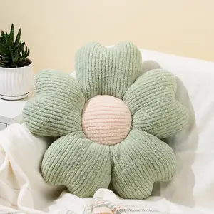 19.7-inch Daisy Plush Pillow for Sofa & Bed Decor Soft Floor Cushion Cozy Floral Vibes Home Decor Gift