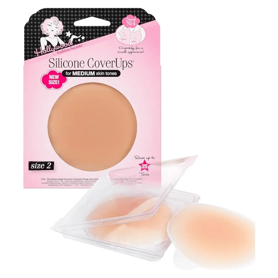 Hollywood Fashion Secrets Silicone Cover Ups Size 1