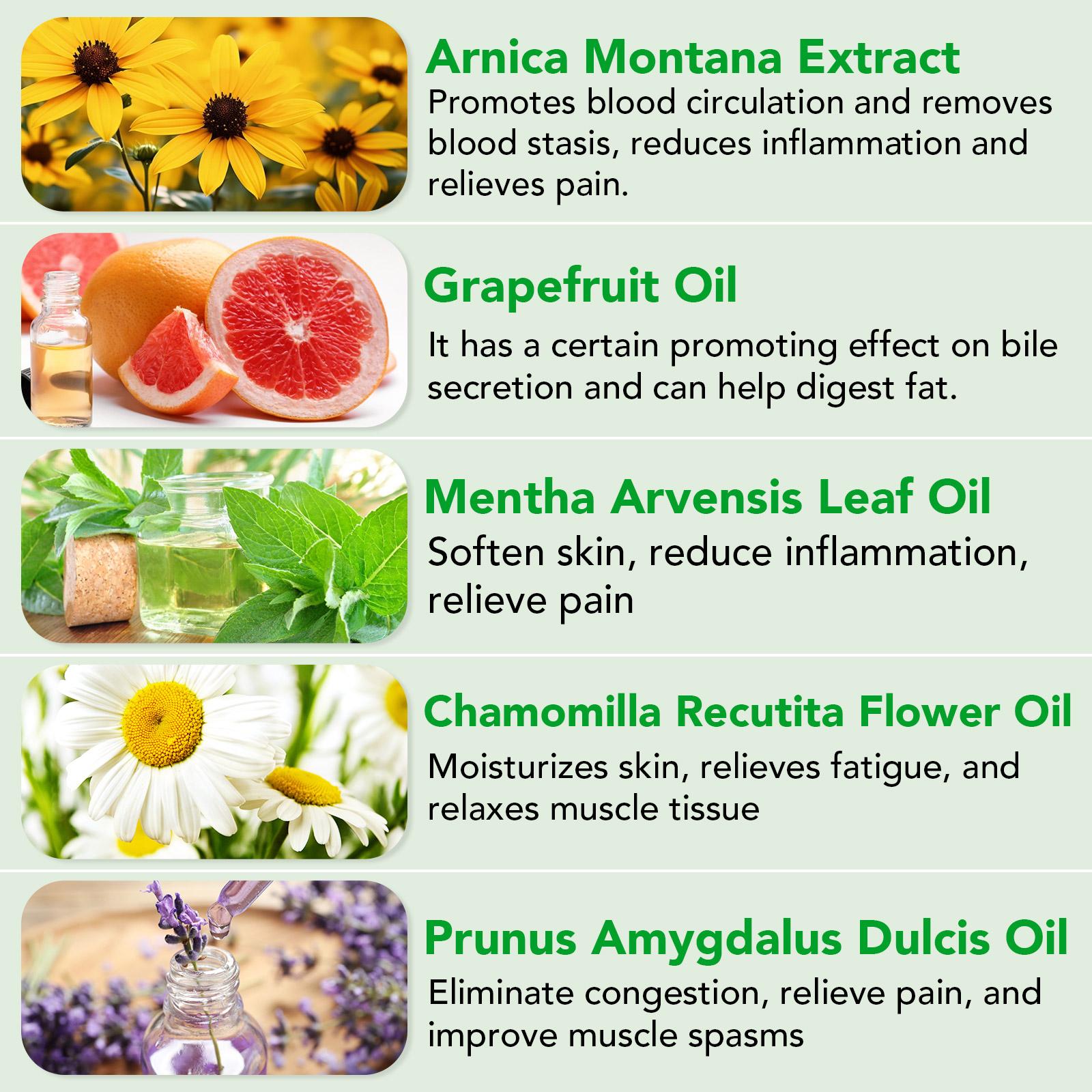 Muscle Soreness Massage Oil - Lavender, Peppermint and Grapefruit Essential Oils  - 250ml