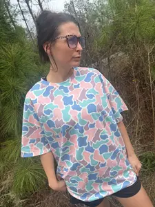 Spring Camo Oversized Tee