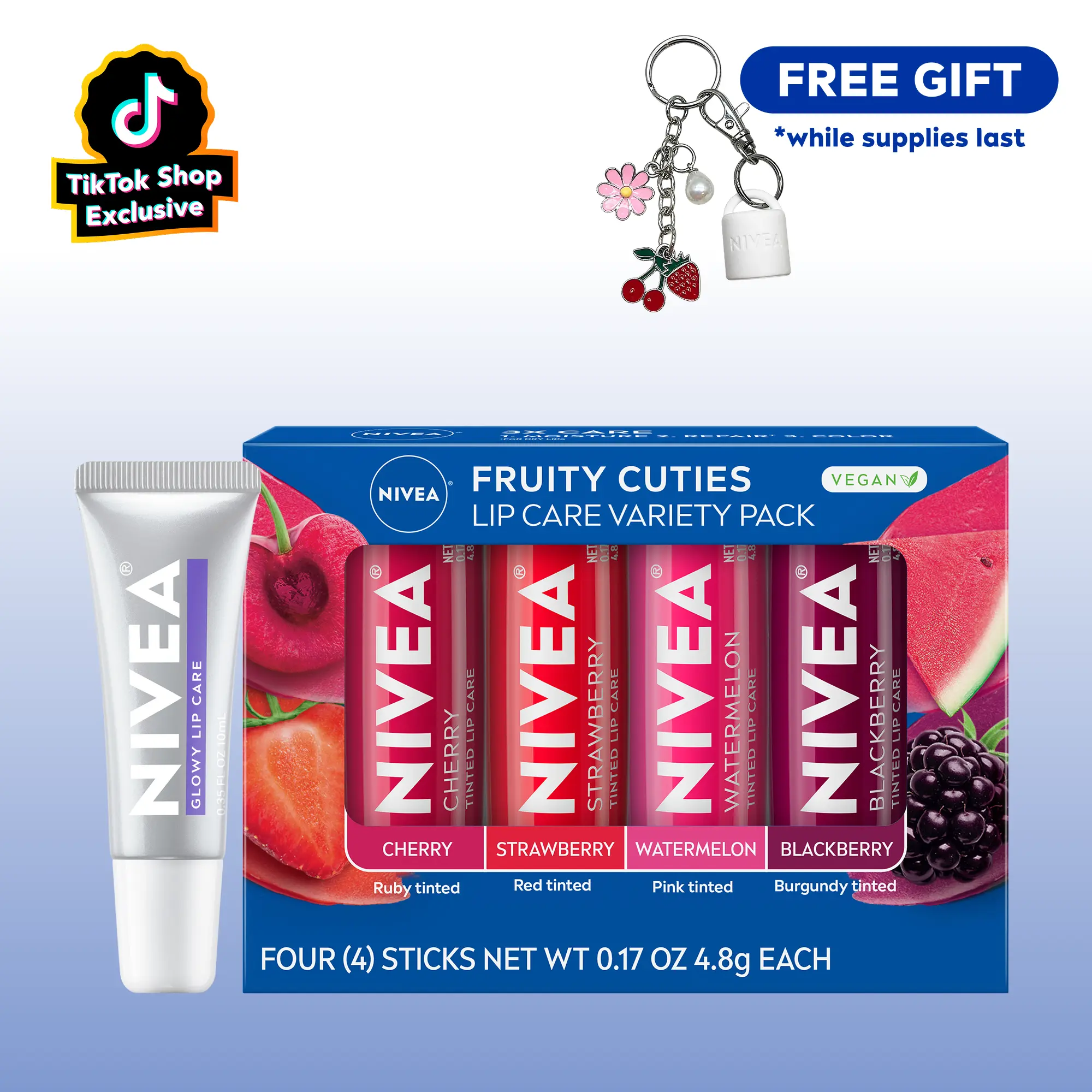 NIVEA Lip Care Moisturizing Lip Balm Moisturizer