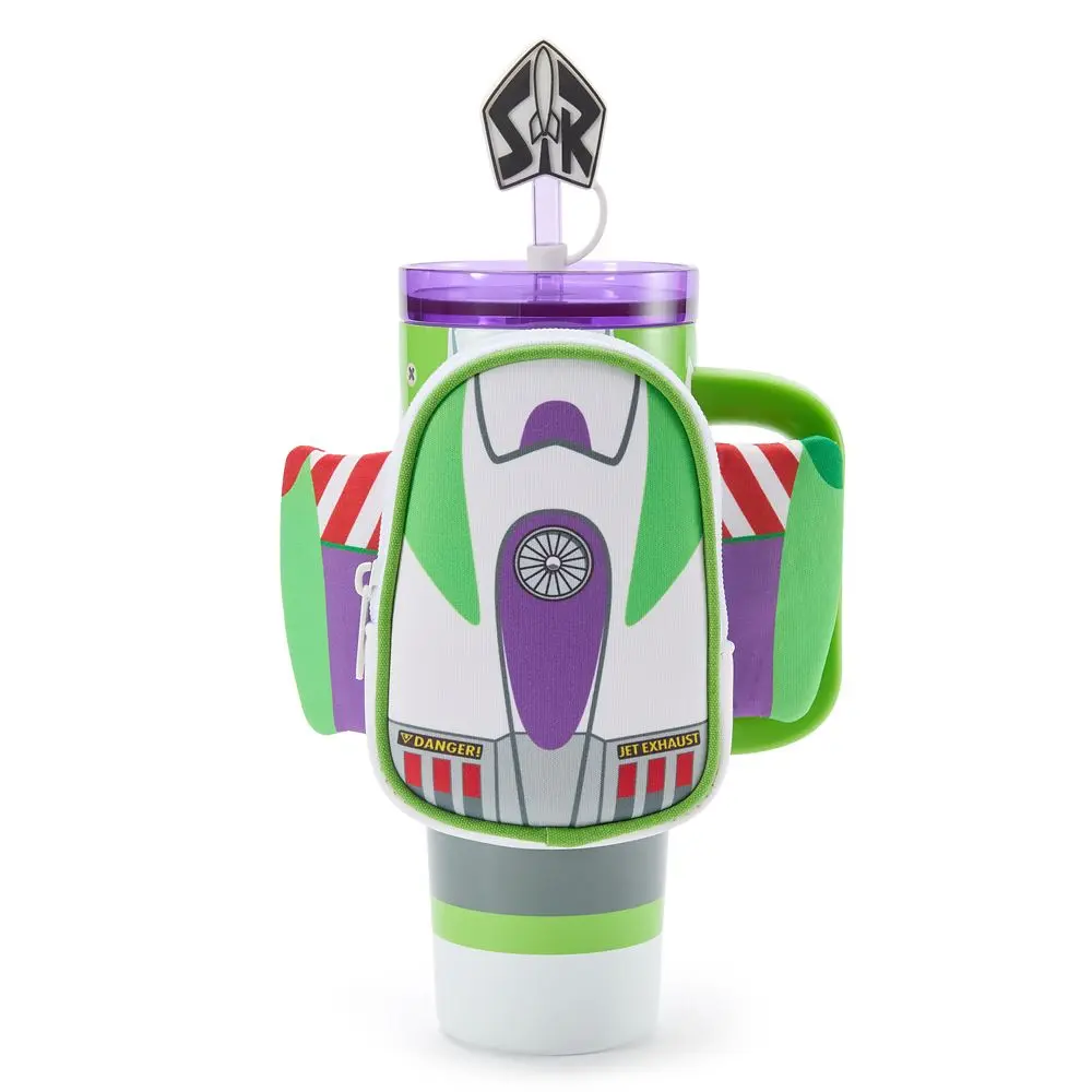 Disney Store Buzz Lightyear 30 oz. Stainless Steel Travel Tumbler with Straw plus Zip Case – Toy Story Disney Store Buzz Lightyear 30 oz. Stainless Steel Travel Tumbler with Straw plus Zip Case – Toy Story