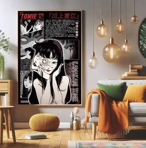 [SALE OFF 35% + FREESHIP] Tomie Kawakami Canvas Print Junji Ito Anime, Japanese Wall Decor, Anime Poster (No Frame)