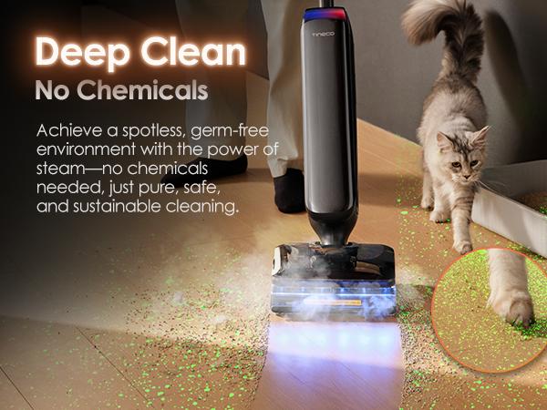 Tineco Floor One S9 Artist Steam Wet Dry Vacuum Cleaner, High-temp Steam Cleaning, 22kPa Suction, 360° SmoothDrive, Anti-Tangle Design, 185°F Flashdry, Long Runtime, 180° Lay-Flat Tineco Floor One S9 Artist Steam Wet Dry Vacuum Cleaner, High-temp Steam Cleaning, 22kPa Suction, 360° SmoothDrive, Anti-Tangle Design, 185°F Flashdry, Long Runtime, 180° Lay-Flat