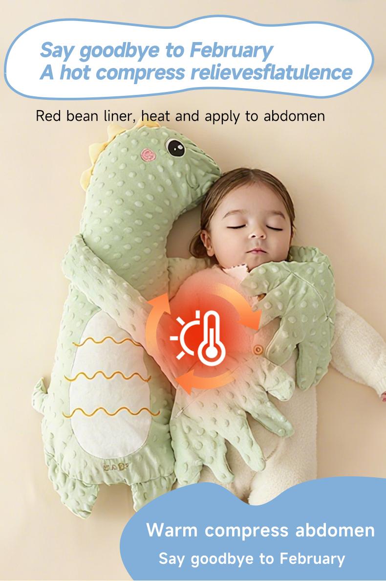 Big White Goose Baby Soothing Pillow Soft Cotton Hugging Sleep Aid Cushion for Newborns with Remote Control Three Adjustable Modes