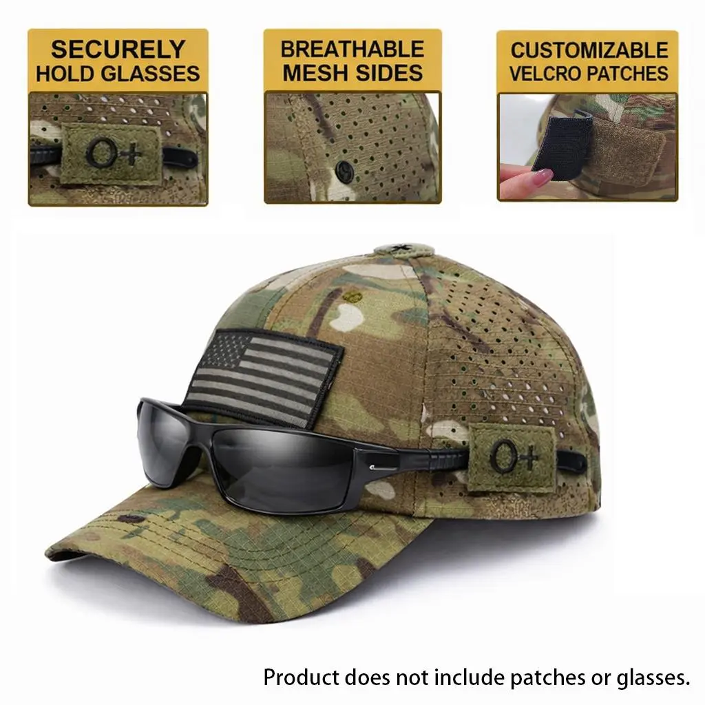 [SummerWins] New sports and leisure breathable camouflage baseball cap men's military fan visor tactical hat military training cap Summer Cap Stylish Hat Sun Hat Set sohochic