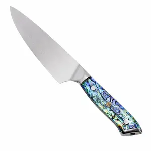 Abalone Handle 8" Chef Knife