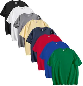 5-pack of comfortable men's shirts, short-sleeved and round-neck, made of 100% cotton, available in multiple colors, a versatile shirt suitable for both men and women.