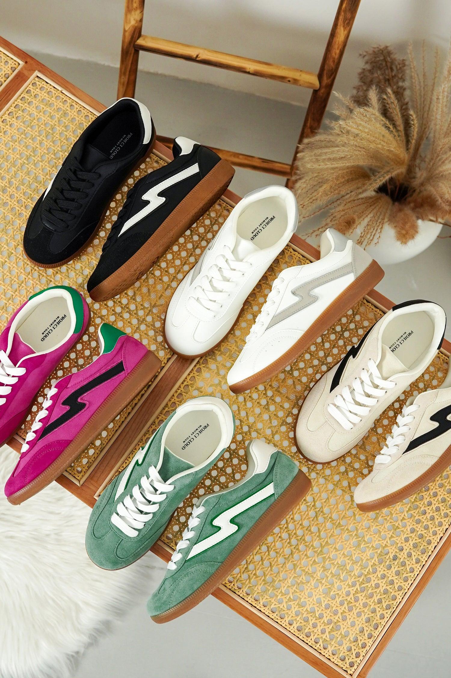 Project Cloud Women's | Lightweight Lace-up Memory Foam Sneakers Non-Slip Closed Round Toe Casual Sports Shoes Girl Footwear - Irita