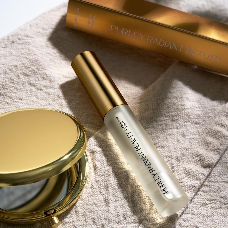 Purely Radiant Beauty Viral Lash & Brow Growth Serum – Organic, Vegan, Prostaglandin-Free – Thicker Longer Lashes – Castor + Rosemary Oil – TikTok Favorite- 75K+Sold