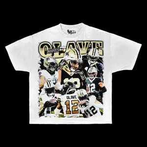 Chris Olave Bootleg Tee – Saints Star WR Tshirt – Vintage Smooth Route Runner Graphic for Football Fans