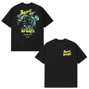 Boost Creeps Turbo Car Graphic T-Shirt, Inglewood CA Drift Car Culture Double Sided Shirt for Men Women, JDM Racing Fans Streetwear Car Meet Outfit