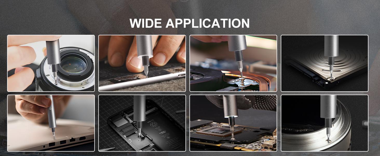 VEVOR 27 in 1 Mini Electric Screwdriver, TikTokShopBlackFriday, 4V Cordless Precision Screwdriver Set with 24 S2-steel Bits, 350mAh Manual & Electric Torque, Type-C Rechargeable Portable Magnetic Repair Tool Kit with LED Lights VEVOR 27 in 1 Mini Electric Screwdriver, TikTokShopBlackFriday, 4V Cordless Precision Screwdriver Set with 24 S2-steel Bits, 350mAh Manual & Electric Torque, Type-C Rechargeable Portable Magnetic Repair Tool Kit with LED Lights