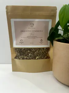 Digestive Harmony Tea - 100% Organic Herbs for a Calm & Happy Digestion - Nature's Delight