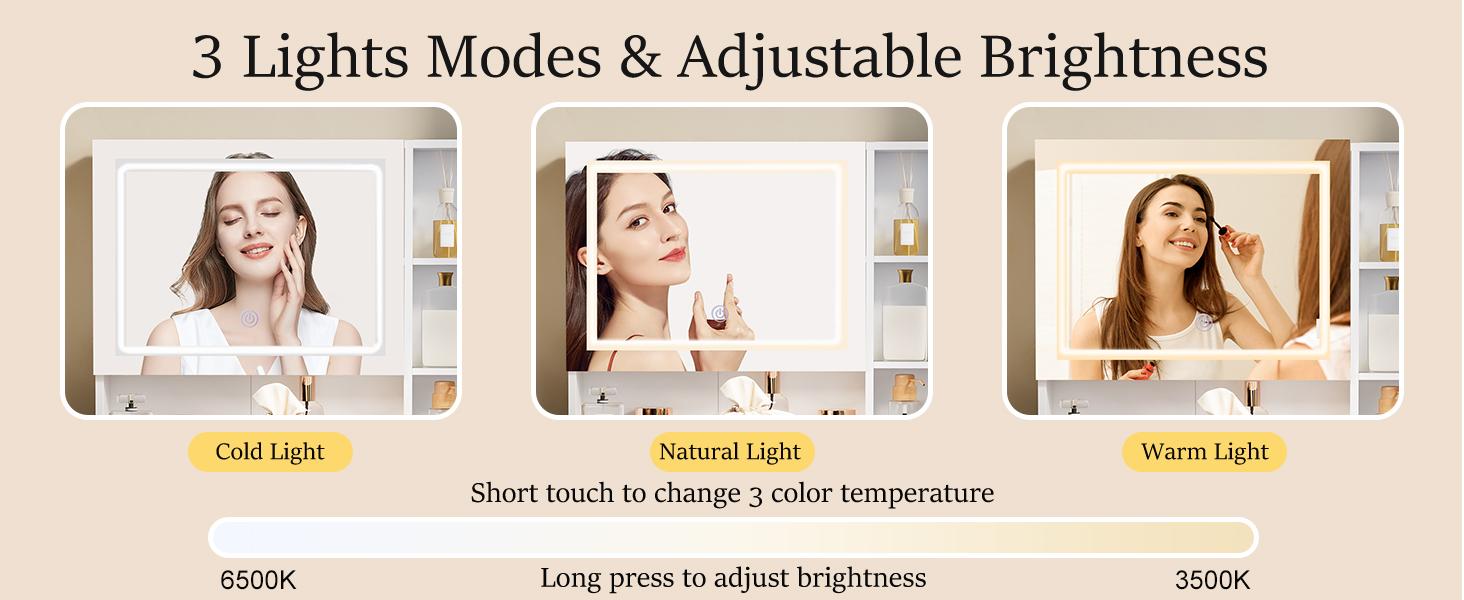 Makeup Vanity Desk With 3 Color Touch Screen Lighted Sliding Mirror, Scalloped Large Vanity Table Set with Storage & Drawers Fluted Petal Pattern Dressing Table with Cushioned Stool for Bedroom