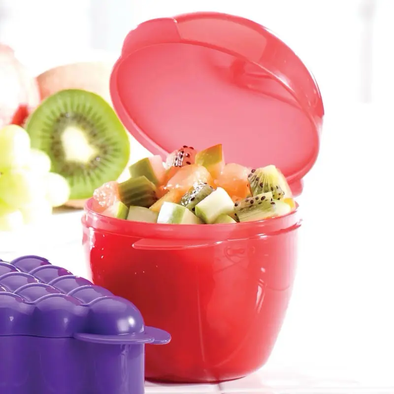 Tupperware Fruit Keepers Snack Storage Containers - Soft, Flavor-Preserving, No-Leak, Ambient-Temperature Safe Food Storage Solutions