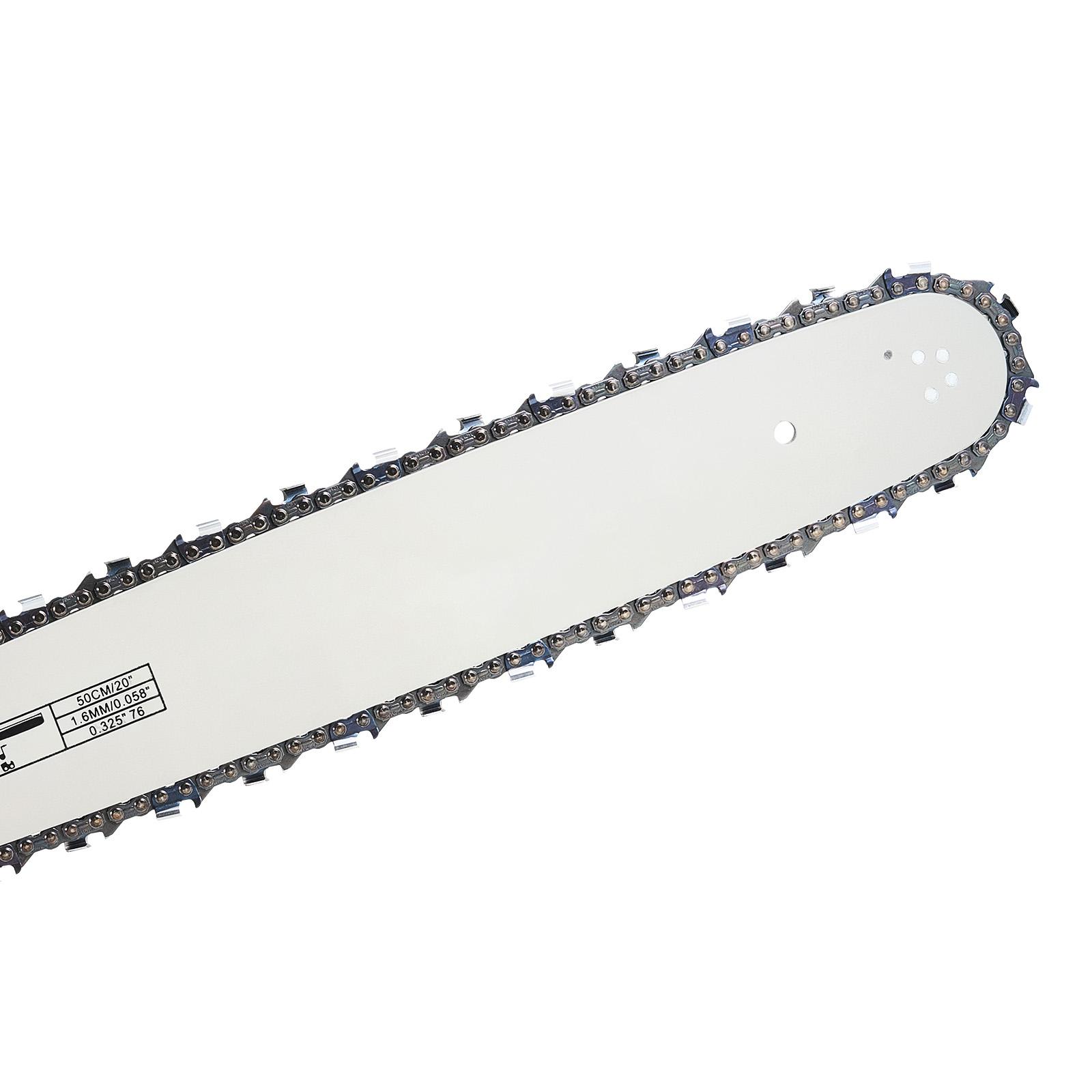 20 inch 62CC Gas Powered Chainsaw, 3.8 HP 2 Stroke Engine Gas Power Chainsaws with Non-Slip Handle, Gas Chainsaws with Dual Fuel Tanks, For Wood Cutting, Tree Trimming, and Land Clearing