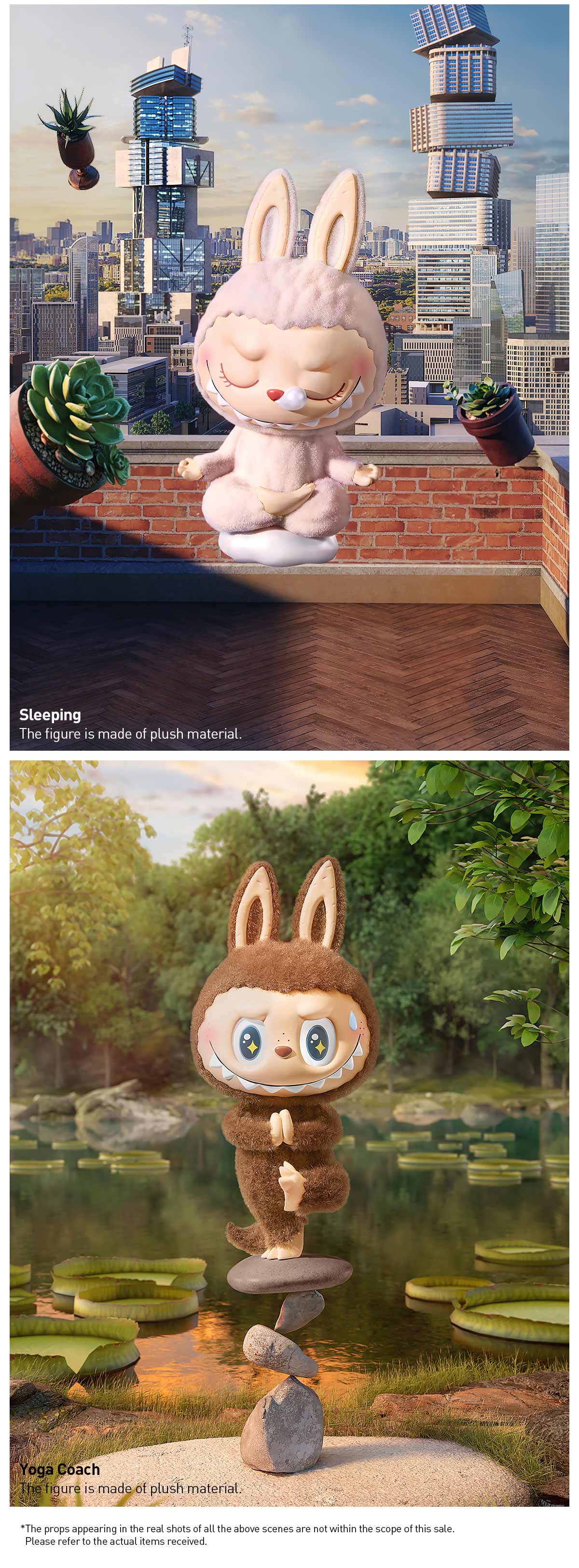 [Spanish]-THE MONSTERS Lazy Yoga Series Figuras Coleccionables Caja Ciega, Caja Sorpresa