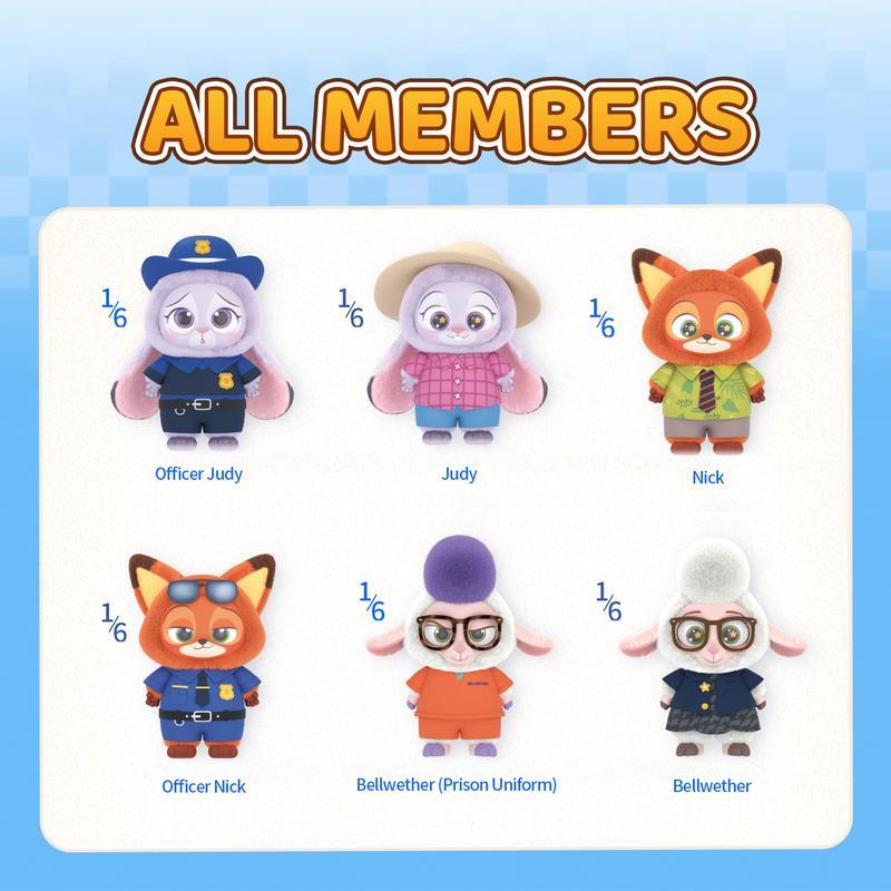 Disney Zootopia Series Plush Blind Box – adorable animal collectibles for display, gift exchange or surprise unboxing Disney Zootopia Series Plush Blind Box – adorable animal collectibles for display, gift exchange or surprise unboxing