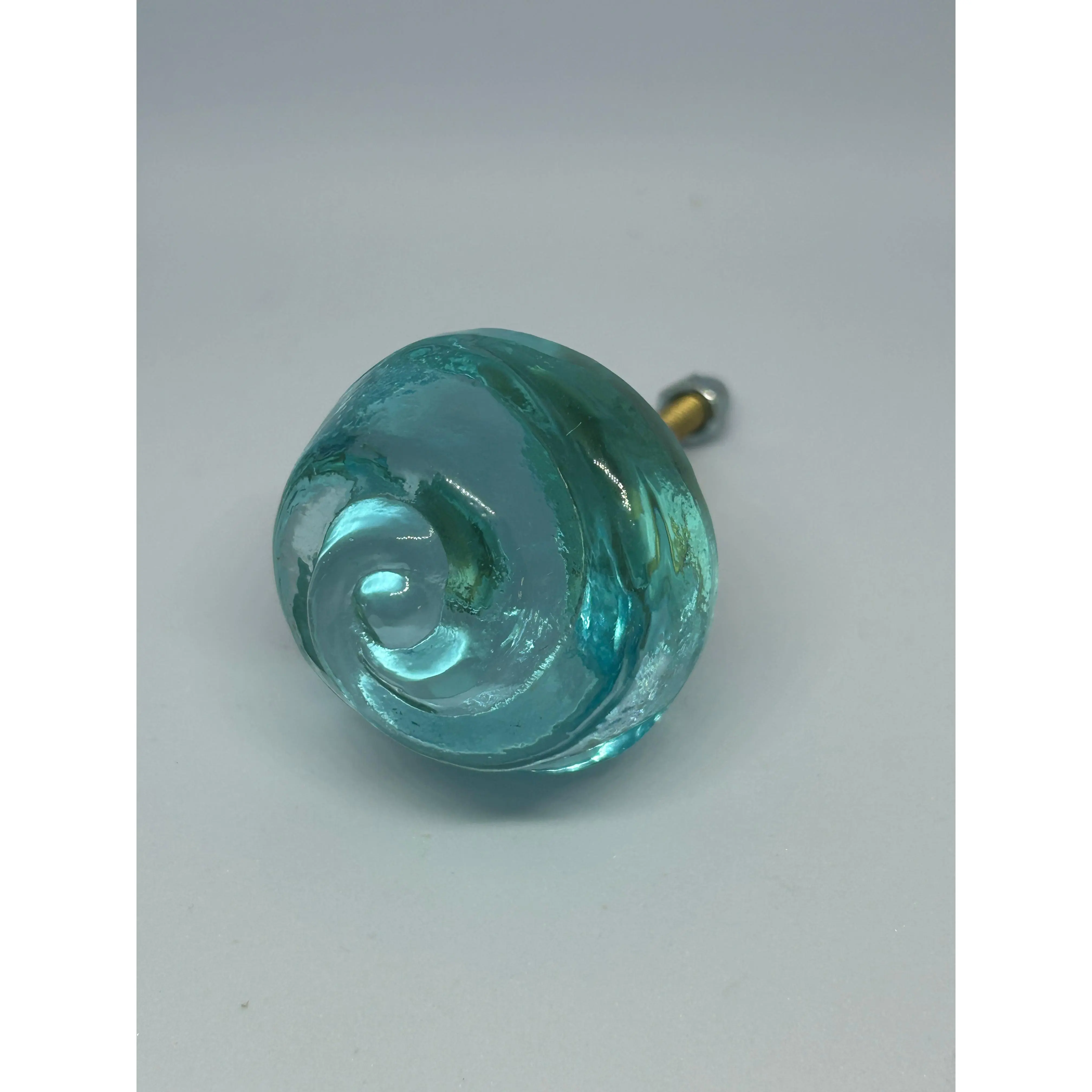 Sea Foam Glass Knob