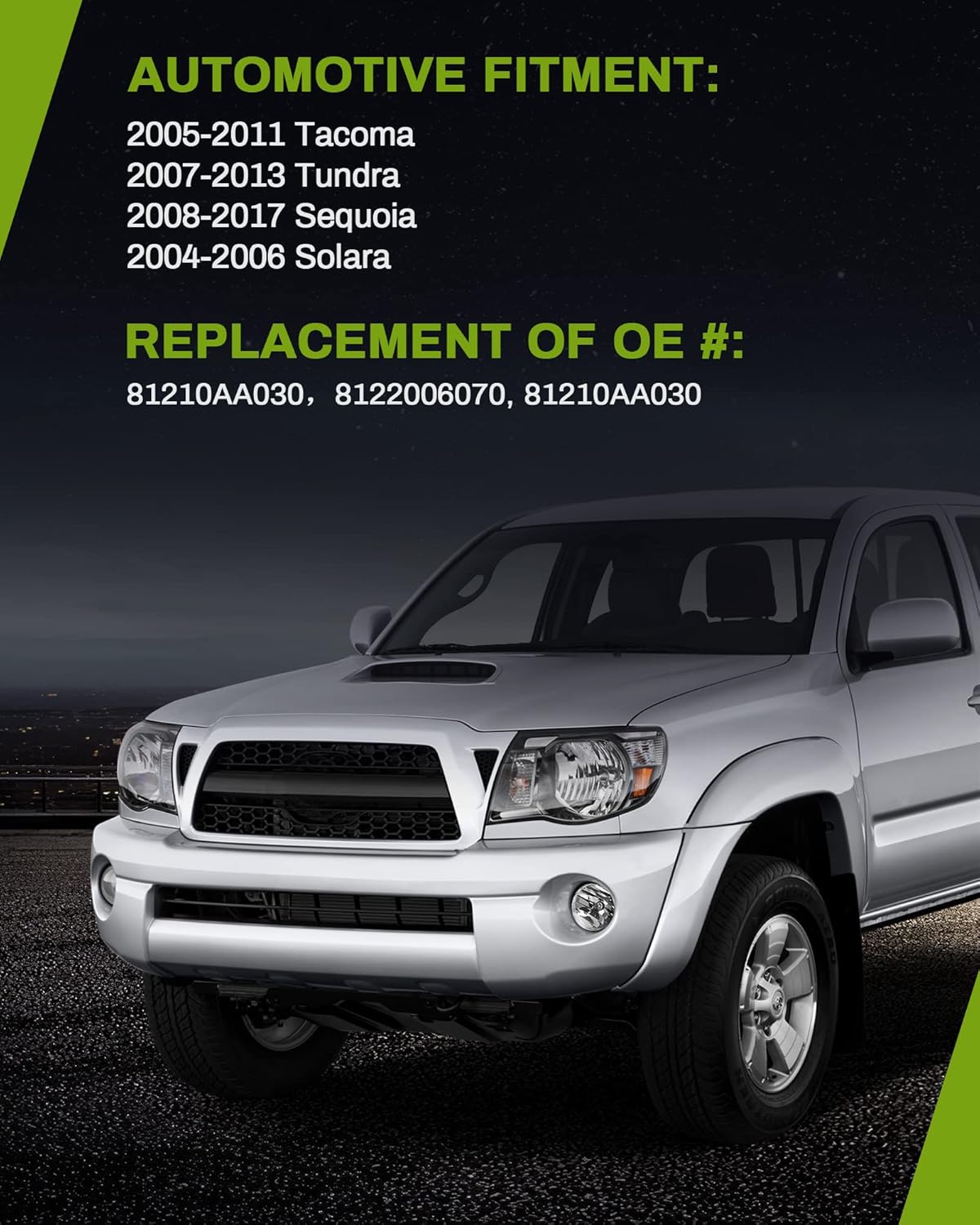 YITAMOTOR Fog Lights Compatible with 2005-2011 Tacoma, 2007-2012 Tundra, 2004-2006 Solara Fog Light Replacement,with 12V 42W H10 Bulbs, Wiring Harness and Switch,Clear Lens YITAMOTOR Fog Lights Compatible with 2005-2011 Tacoma, 2007-2012 Tundra, 2004-2006 Solara Fog Light Replacement,with 12V 42W H10 Bulbs, Wiring Harness and Switch,Clear Lens