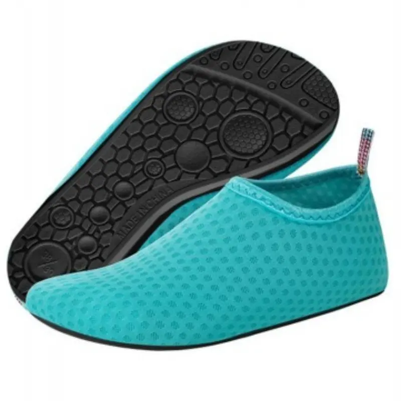 Water Shoes, Lightweight Quick Dry Barefoot Aqua Socks with Non Slip Rubber Sole for Outdoor Beach Pool Swim Surf Stream Hiking and Water Sports
