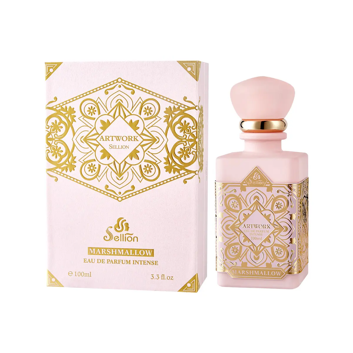 Sellion Women's Marshmallow Eau De Parfum Spray - 3.4 fl oz (3-3.9 fl oz), Strawberry-Infused Warm Gourmand Summer Floral Fruity Fragrance, Beauty Products, Fragrances, Self Care Products, Romantic Gifts for Girlfriend, Women's Gifts, Womens Gifts