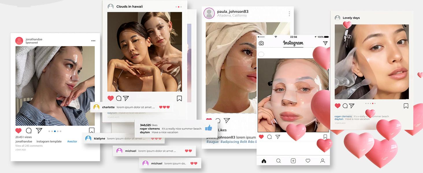 ISTON Deep Moisturizing Collagen All-In-One 4-Color Mask, Moisturizing Night Cream for All Skin Types - Firms, Improves Dullness, Anti-Aging, Soothes and Repairs Skinoothes and Repairs