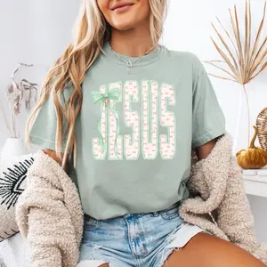 Jesus Shirt Christian Graphic Tee Faith Based Shirt