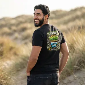 "I work so my pit bike can have a better life" Tee  - The Watts Shop