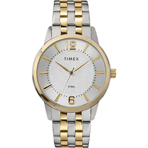 Timex Mens Dress Analog Stainless Steel Mens Watch