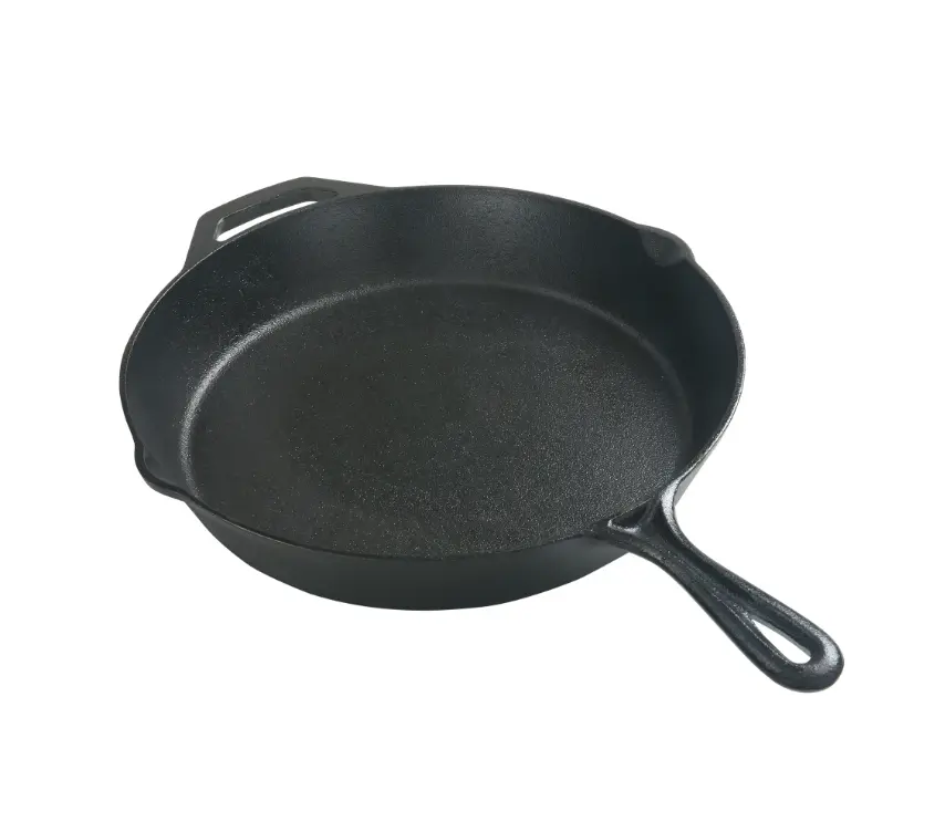 Classic 12" Cast Iron Skillet – Oven Safe with Dual Pour Spouts