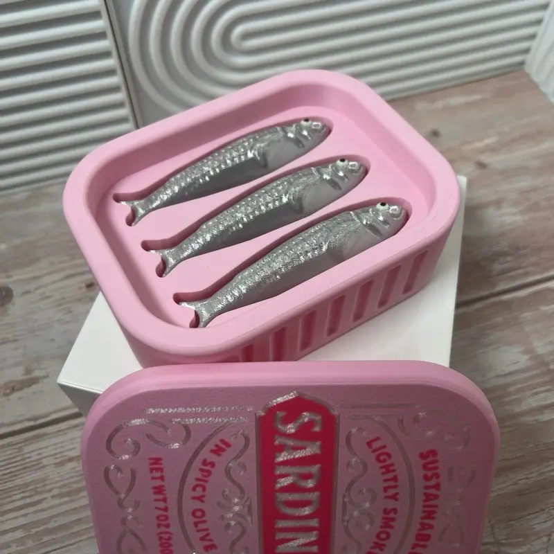 Sardine Can Fidget Clicker Loud, Quiet, & Silent