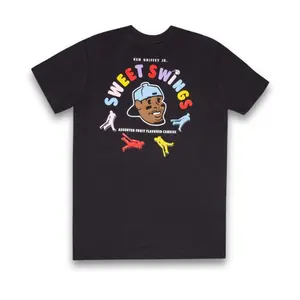 Griffey Jr. Sweet Swings Gummy Candy T-Shirt - Black | Baseballism Adult & Youth Tee
