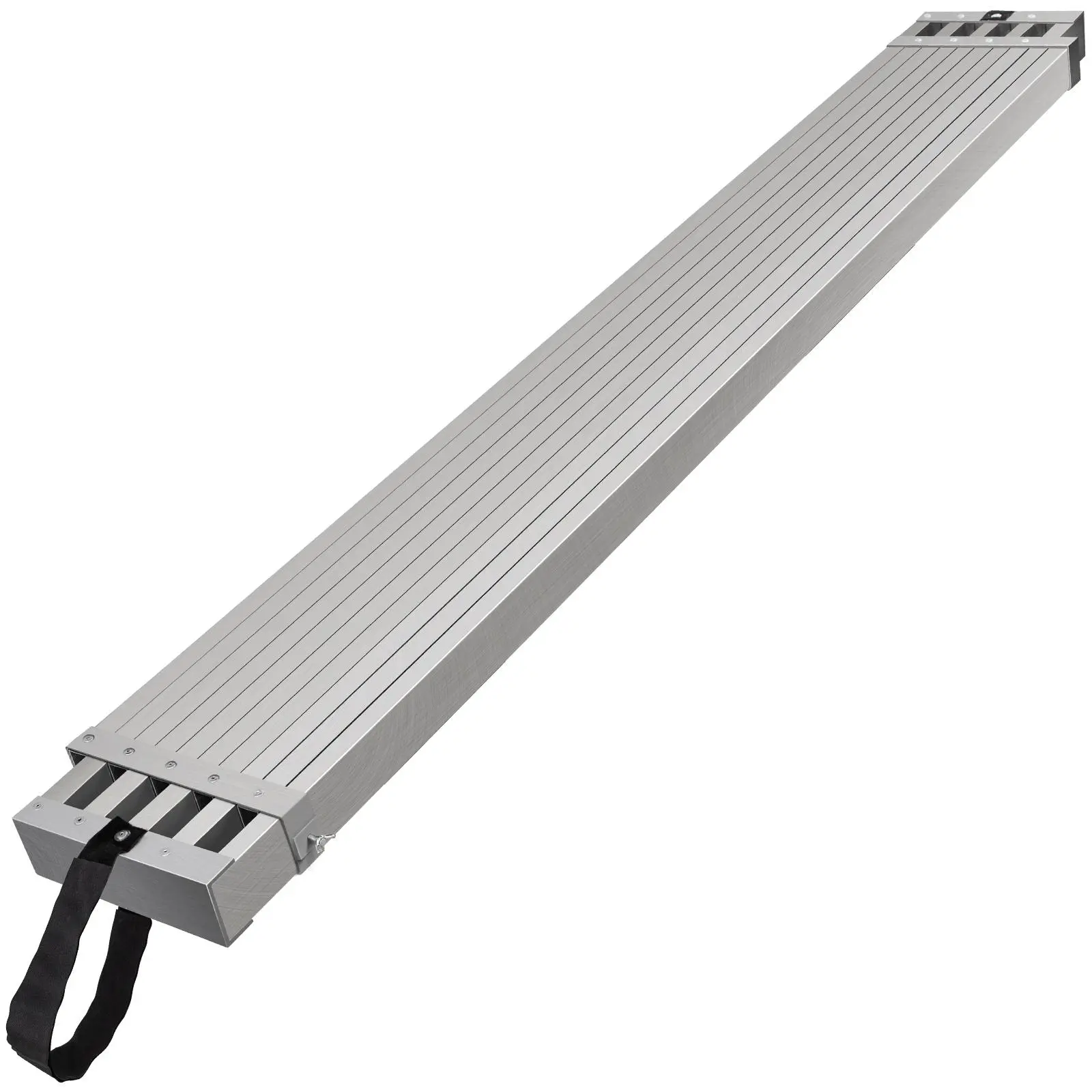 【SummerFinds】VEVOR Telescoping Aluminum Work Plank,  6-9 Feet 500lbs Capacity, 12.5 inch Width Aluminum Scaffold Plank,Extension Staging Plank with Skid-Proof Platform Scaffold Ladder Accessory