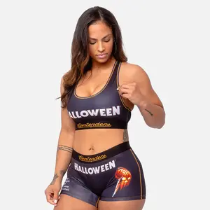 Contenders Women's Halloween-Themed Sports Bra, Halloween Contenders
