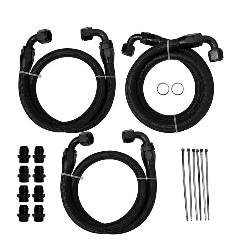 Alloyworks Transmission Cooler Lines For 2006-2010 Chevy/GMC 6.6L LBZ LMM Duramax
