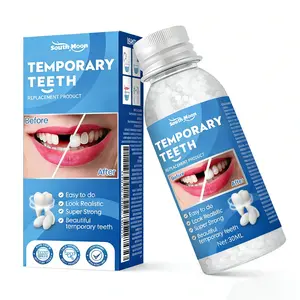 Temporary Fillings Cavities and Teeth Fillings, Moldable Dental Gel Dentures, Temporary Tooth, Filling Denture Kit, Oral False Tooth, Broken Teeth Replacement Denture, Mouldable Denture Kit, Filling Denture