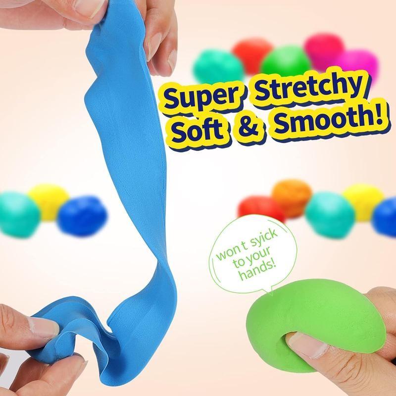 24 Color Air Drying Clay Set, ultra light clay belt carving tool，Ultra Light Clay with Sculpting Tools, DIY Handicrafts