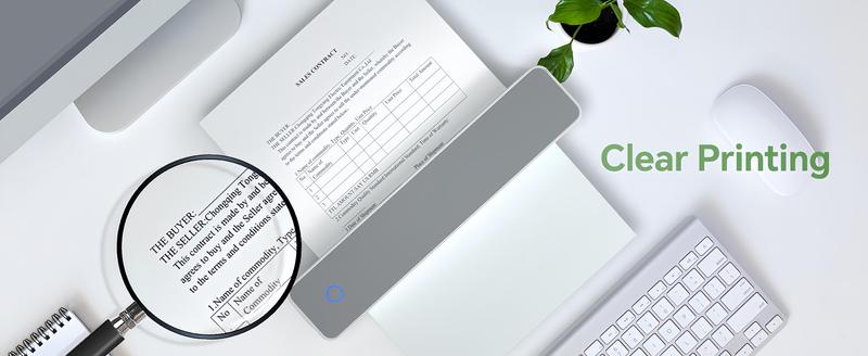 iDPRT Thermal Printer Paper, 200 Sheets Folded US Letter 8.5 x 11 Inch, MT610 & MT888 Thermal Paper,Compatible with iDPRT/HPRT/PRT Portable Printer