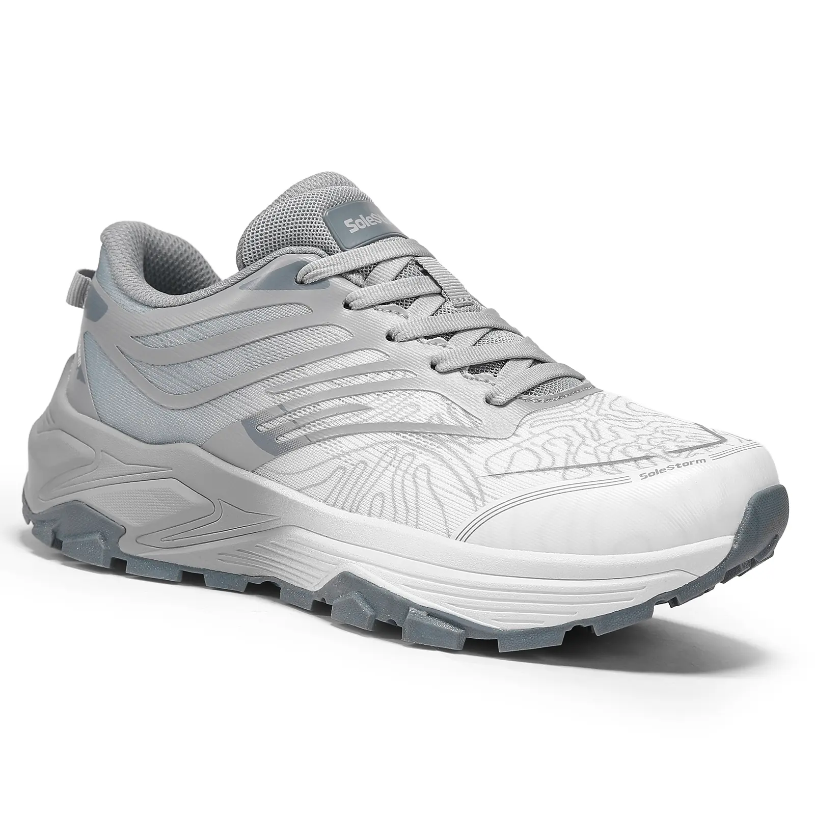 Solestorm Sole Chunky Sneakers - High Rebound E-TPU Midsole Running Shoes | Hands-Free Slip-On Walking Shoes with TPU Arch Support | Breathable Ice-Cool Mesh Cross-Trainers for Gym, Fitness & Daily Fashion - Non-Slip Lightweight