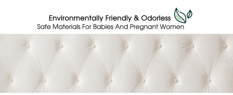 AMERLIFE Bed Frame with Wingback Headboard, Upholstered Velvet Bed with Tufted Diamond Button/No Box Spring Needed/Easy Assembly/Christmas Gift