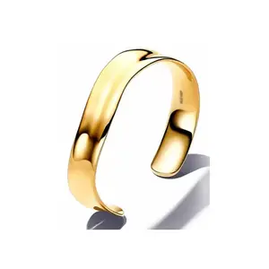 GOLDKELLERY Aurelia Flow Gold Cuff Bracelet